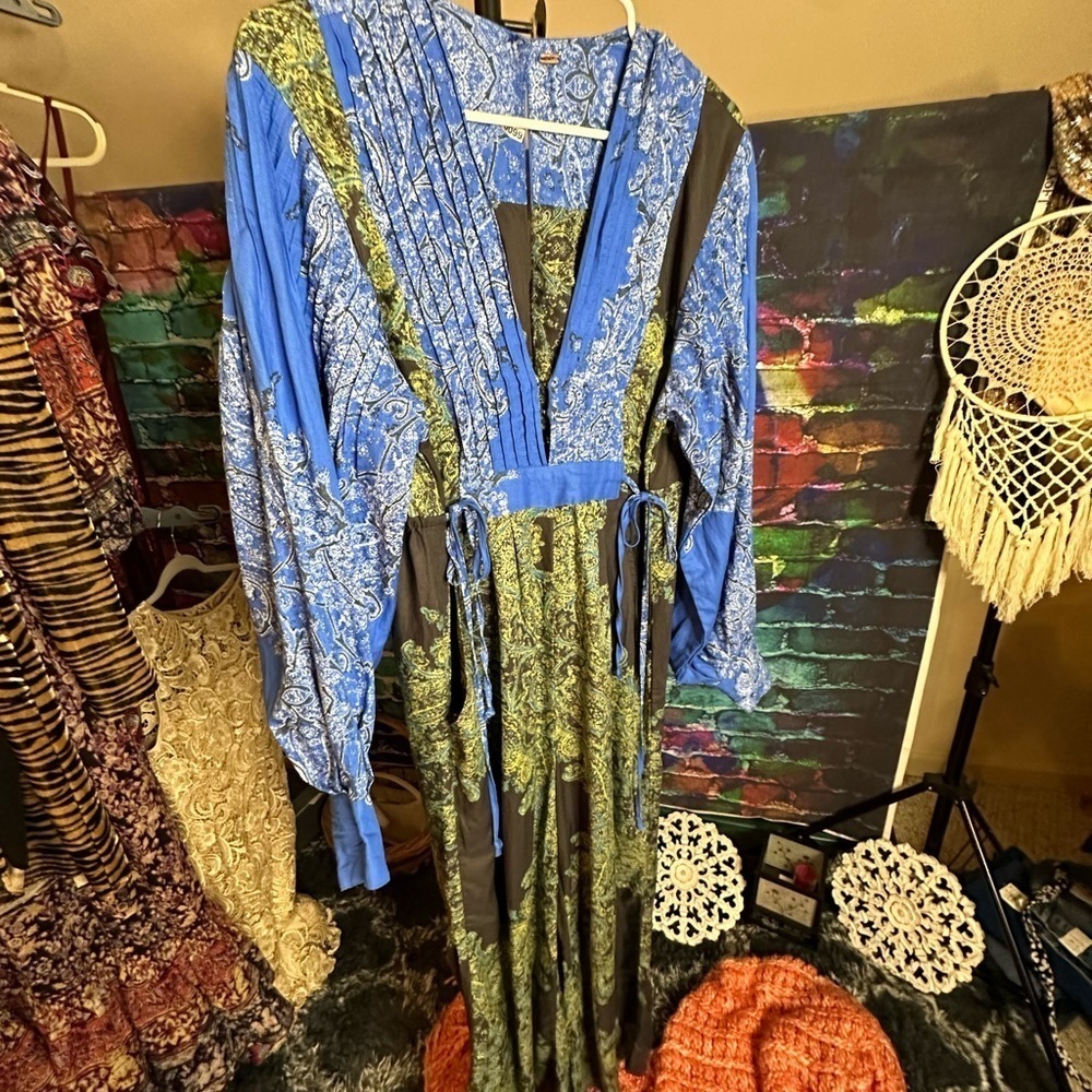 NWOT Free People Blooming Fields Jumpsuit - Picture 6 of 13
